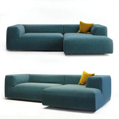 现代布艺多人沙发-52